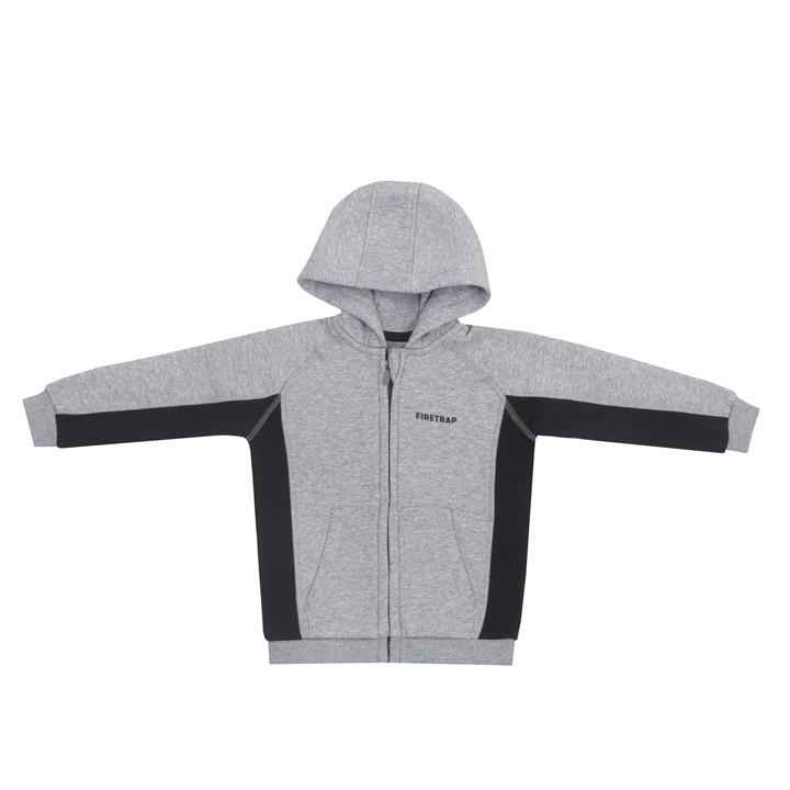 Firetrap Boys Grey Infant 3Pc Jogger Set in Size 3 - 4 Years, Sports Direct