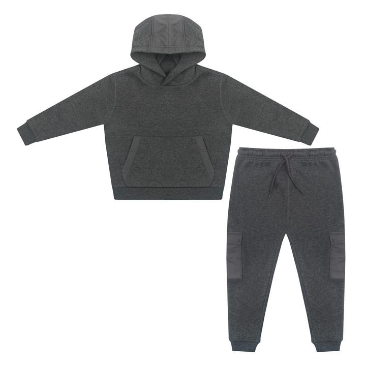 Firetrap Boys Grey Infant 2Pc Jogger Set in Size 6 - 7 Years, Sports Direct