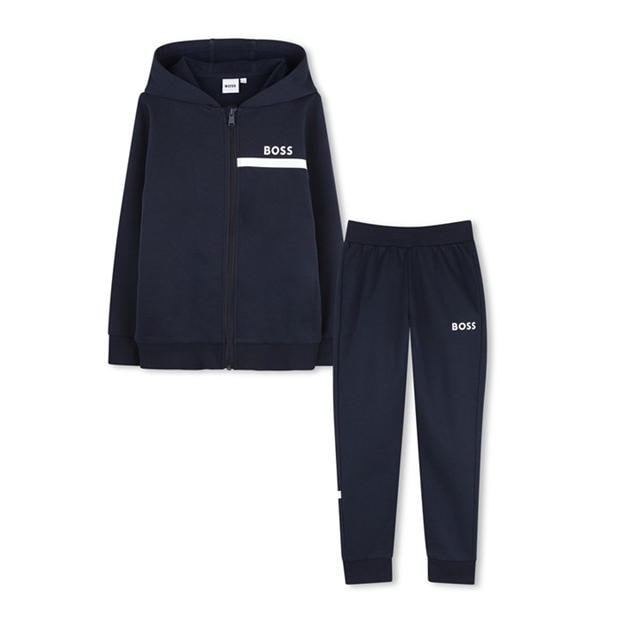 Navy - Boss - Kids' Fleece Tracksuits