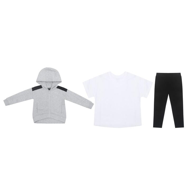 Firetrap Girls Grey Infant 3Pc Jogger in Size 6 - 7 Years, Sports Direct