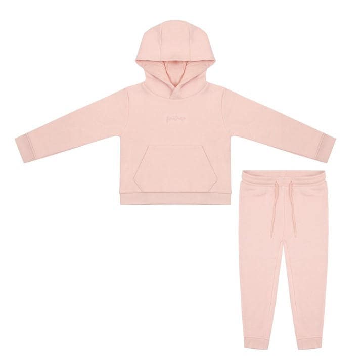 Firetrap Girls Pink Infant 2Pc Jogger Set in Size 5 - 6 Years, Sports Direct