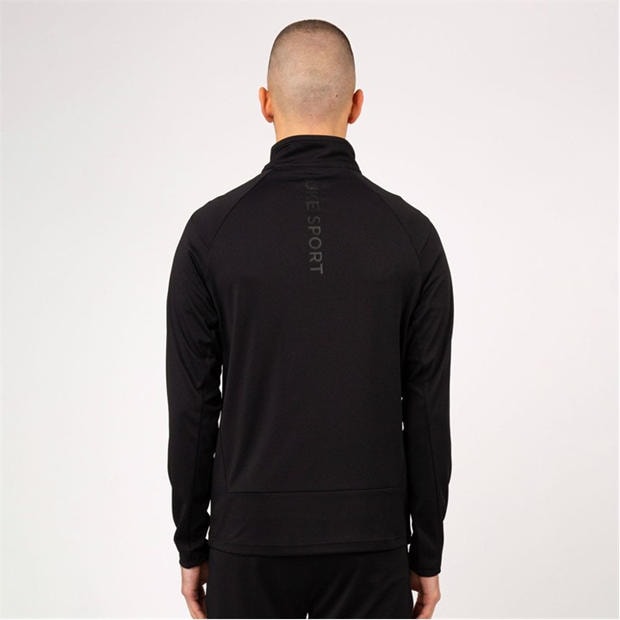 Black - Luke 1977 - Indicator Overhead Zip Funnel Neck Sweatshirt