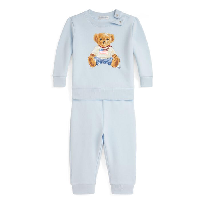 Polo Ralph Lauren  Kids Blue ' Bear Tracksuit, Sports Direct