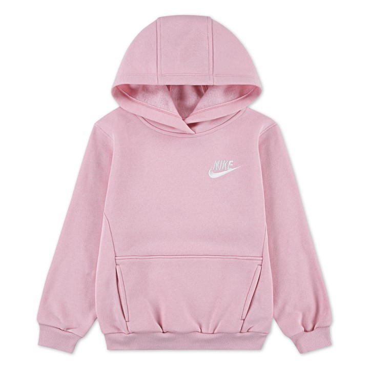 Nike  Kids Pink Kids' Over The Head Hoodie in Size 3 - 4 Years, Sports Direct