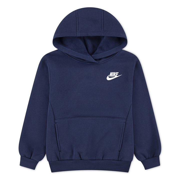 Nike  Kids Blue Kids' Over The Head Hoodie in Size 3 - 4 Years, Sports Direct