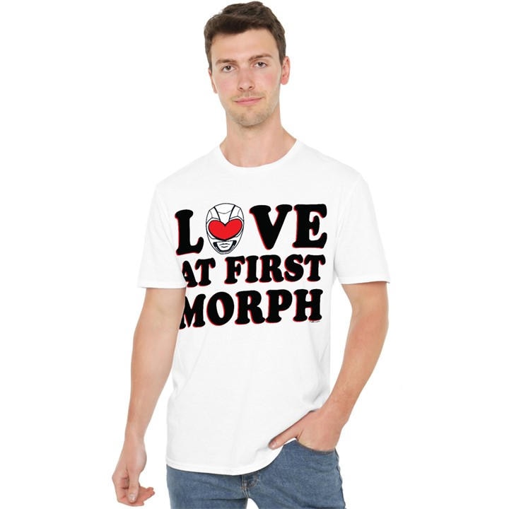 Rangers  Men's  Power  Love At First Morph  T-Shirt, Football by Hasbro in Size XL, Sports Direct