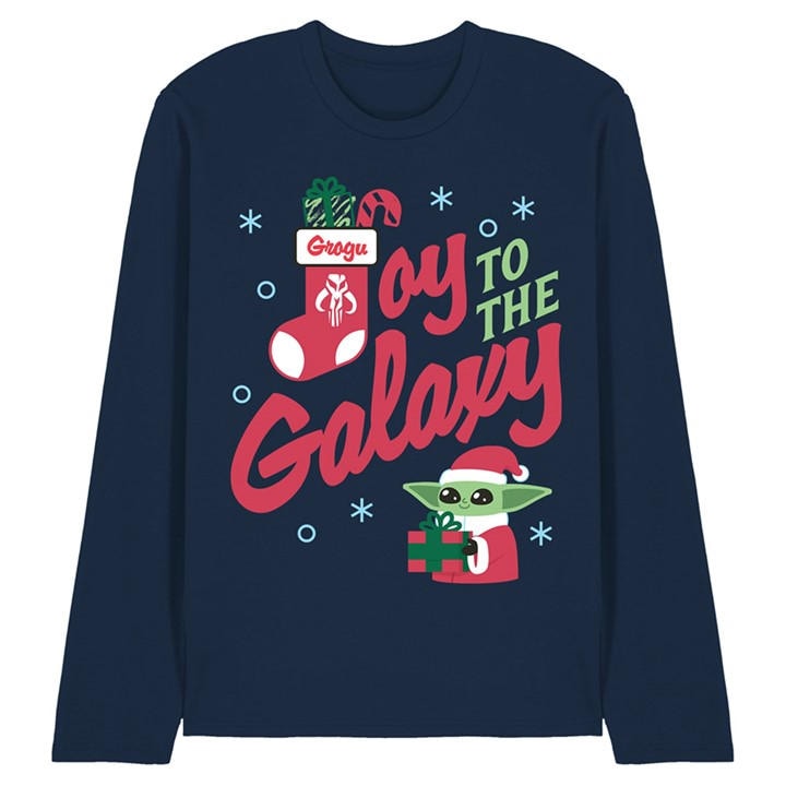 Galaxy  Men's  Grogu Christmas Joy To The , Football by The Mandalorian in Size M, Sports Direct