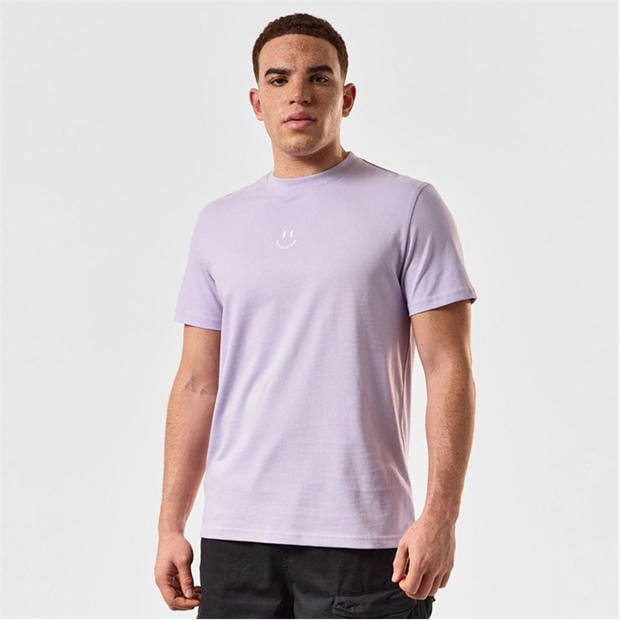 Purple - Weekend Offender - Smile Graphic T-Shirt