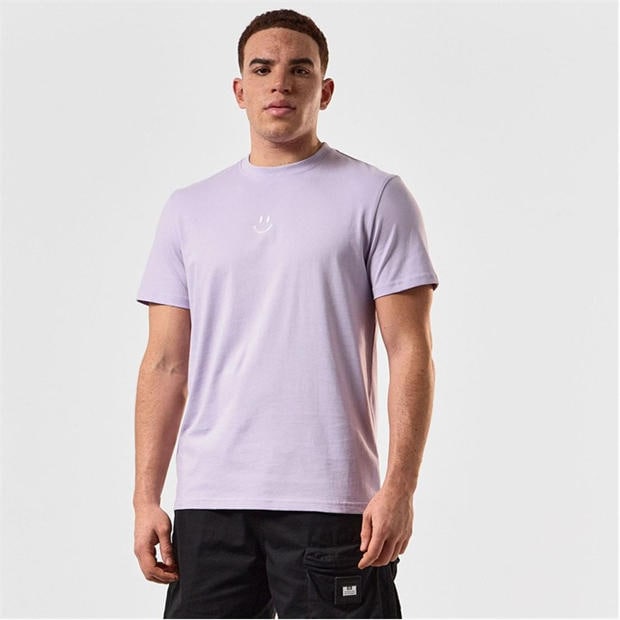 Purple - Weekend Offender - Smile Graphic T-Shirt
