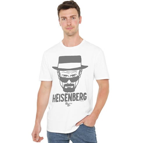 Breaking Bad - Breaking Bad Heisenberg Drawing T Shirt White