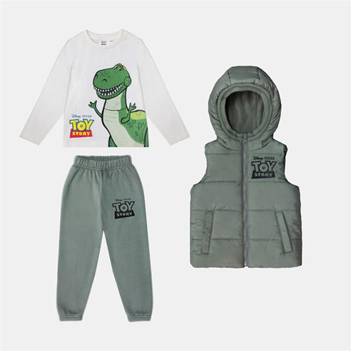 Character - Unisex Kids Disney 3-Piece Fleece-Lined Gilet