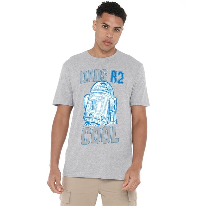 galaxy  Men'  Fathers Day Dads R2 Cool T-Shirt G, Football by Star Wars in Size S, Sports Direct