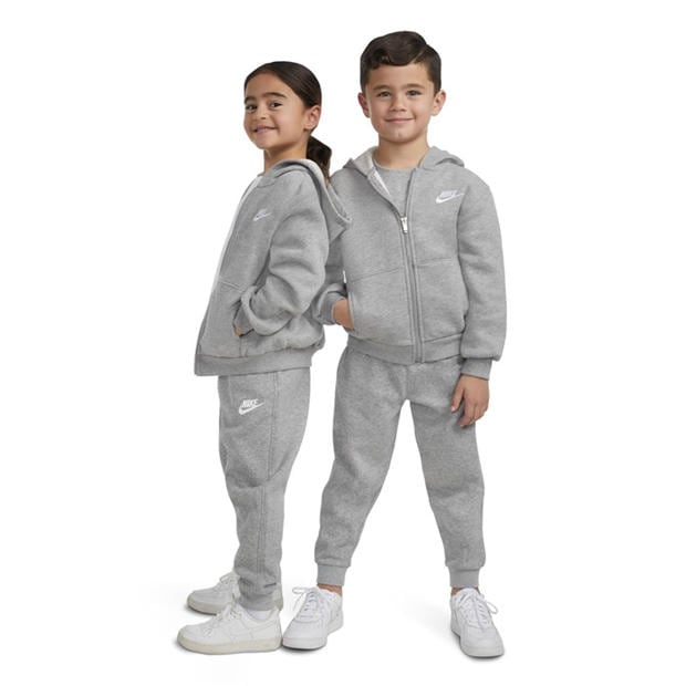 Grey - Nike - Kids' Full Zip Hoodie