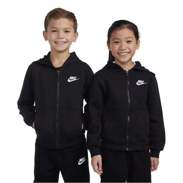 Black - Nike - Kids' Full Zip Hoodie