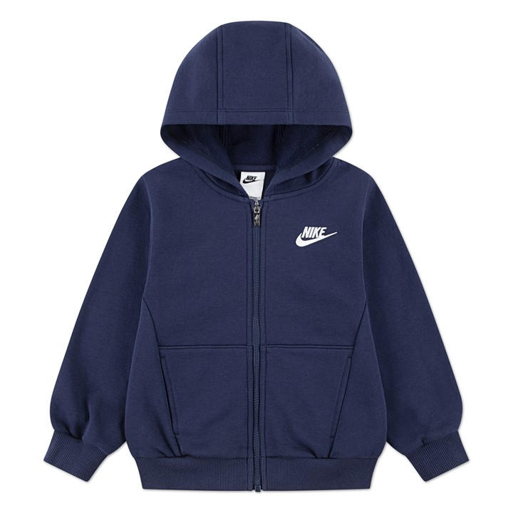 Nike  Kids Blue Kids' Full Zip Hoodie in Size 4 - 5 Years, Sports Direct