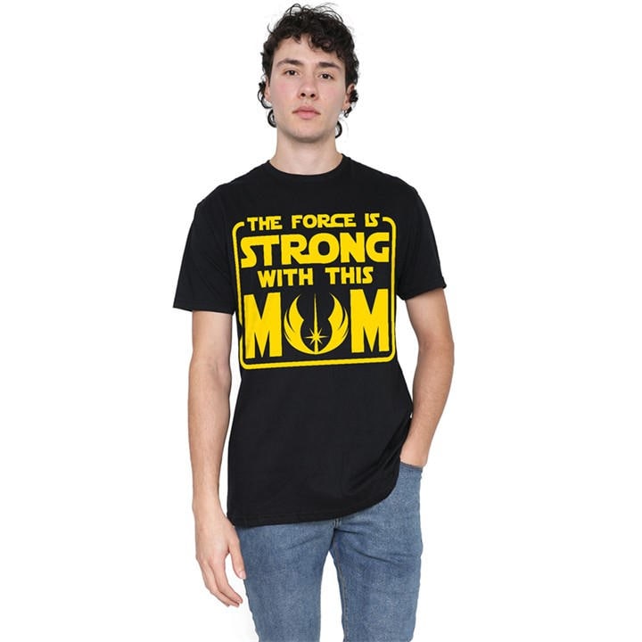 galaxy  Men's  Mothers Day Force Is Strong With Mom T, Football by Star Wars in Size M, Sports Direct