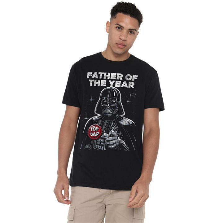 galaxy  Men's  Fathers Day Father Vader T-Shirt B, Football by Star Wars in Size M, Sports Direct