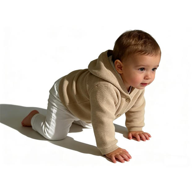 Beige - Jack Wills - Kids' Pram Padded Cotton Hooded Long Sleeve Coat