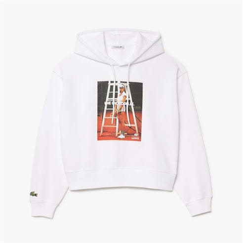 Lacoste - Oversized Print Hoodie