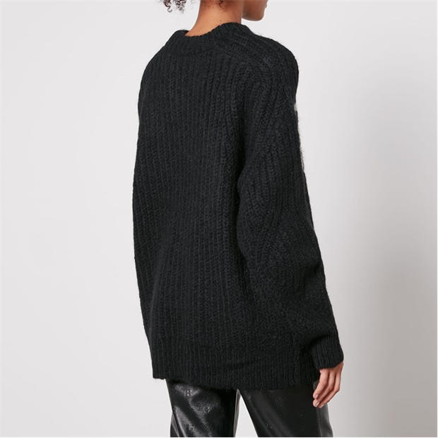 Black - ROTATE Birger Christensen - Oversized Knit Jumper