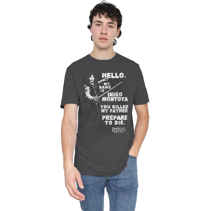 Men's Grey Other Princess Bride Hello Again T-Shirt Charcoal in Size 3XL, Sports Direct