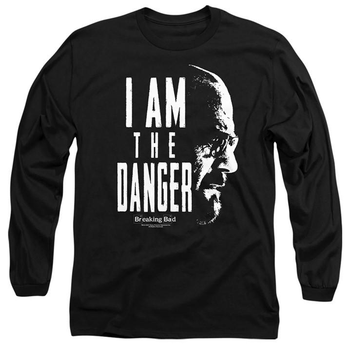 Breaking Bad Men' Black The Danger Long Sleeve T-Shirt in Size S, Sports Direct