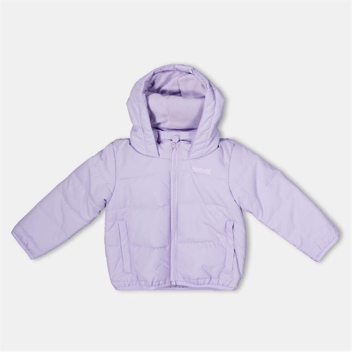 Regatta Girls Purple Kids' Warm Insulated Puffer Jacket in Size 9 - 12 Months, Sports Direct