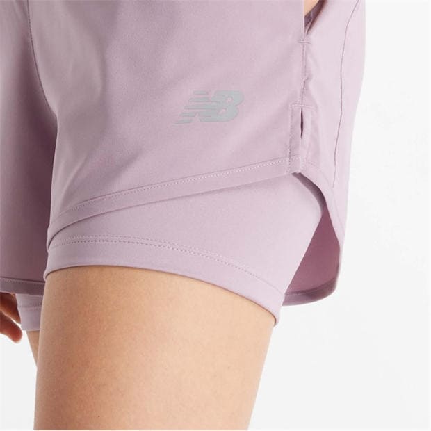 Purple - New Balance - Sport Essentials 2-in-1 Shorts