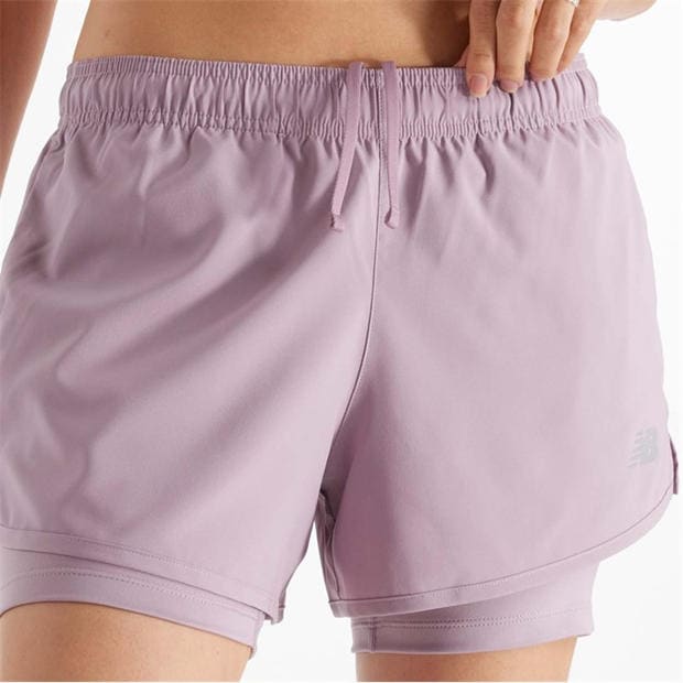 Purple - New Balance - Sport Essentials 2-in-1 Shorts