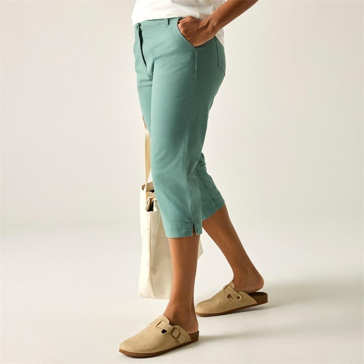 Regatta Women's Green Bayletta Capri Trousers in Size 18, Sports Direct