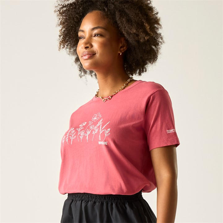 Regatta Women's Sltrseflrmdw Filandra Ix Breathable T-Shirt in Size 22, Sports Direct