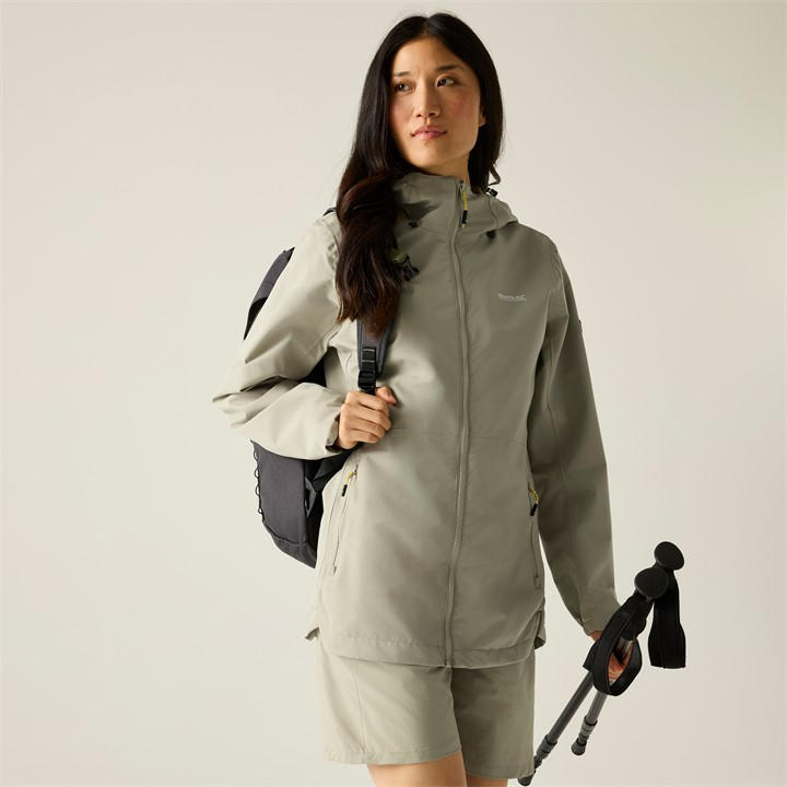 Regatta Women's Beige Hamara Iv Waterproof Isotex Jacket in Size 24, Sports Direct
