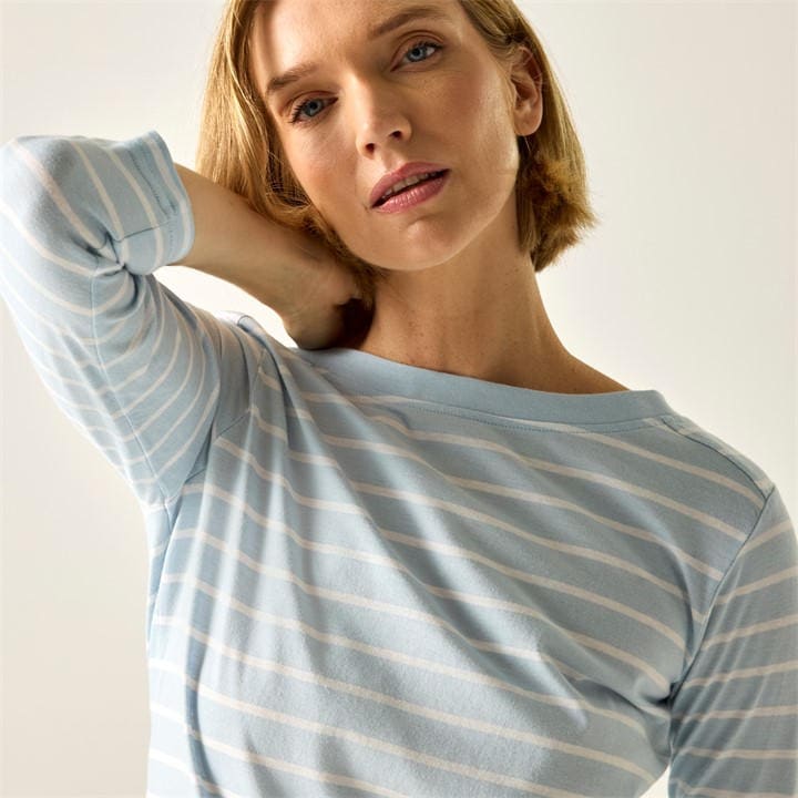 Regatta Women's Sncbl/Whtstr Baylette Ii Upf 30+ T-Shirt in Size 18, Sports Direct