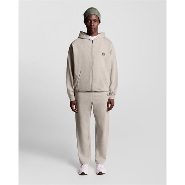 Beige - Lyle and Scott - Loungewear Zip Through Hoodie