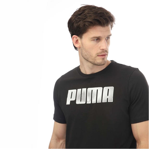 Черно - Puma - Sportstyle Logo T-Shirt