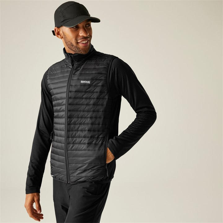 Regatta Men's Black Andreson Hybrid Water-Repellent Bodywarmer in Size 3XL, Sports Direct