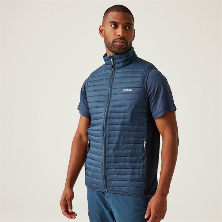 Regatta Men's Moonlight Denim/Navy Andreson Hybrid Bodywarmer 2XL