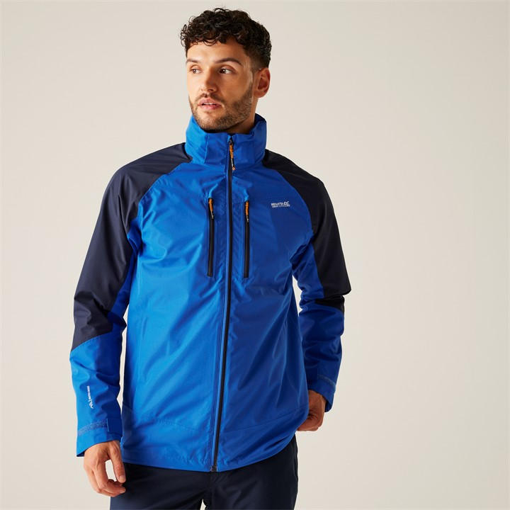 Regatta Men's Olympian Blue/Navy(Tangerine T Calderdale Vi Jacket Large