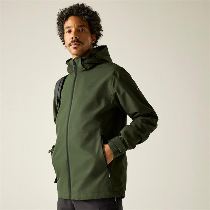 Regatta Men's Green Oakhowe Waterproof Isotex Jacket in Size M, Sports Direct