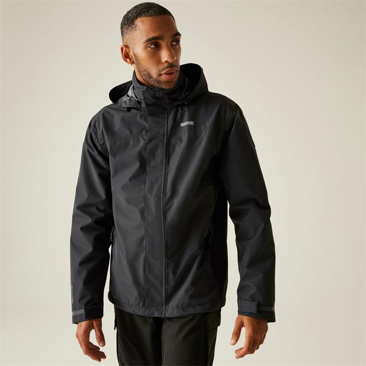 Regatta Men's Black Matt Ii Waterproof Isotex Jacket in Size 3XL, Sports Direct