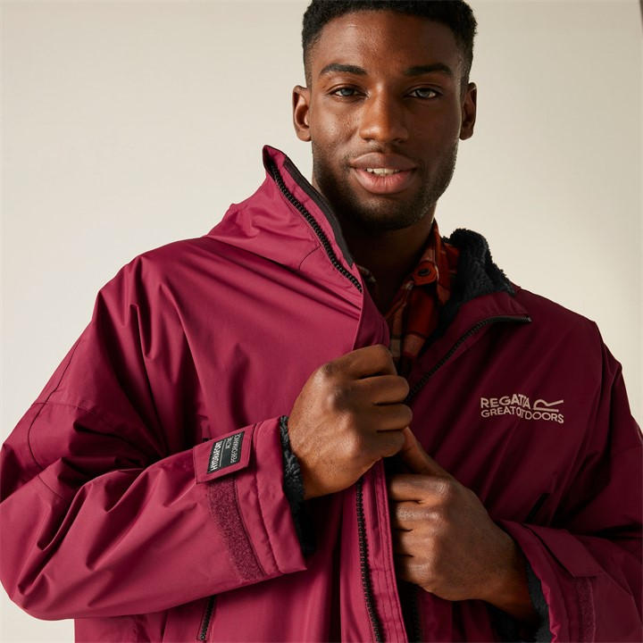 Regatta Unisex Red Adult Waterproof Changing Robe Large