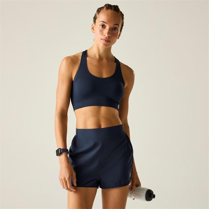Dare 2B Women's Blue Don¿T Sweat It Ii Anti-Bacterial Bra in Size XL, Sports Direct