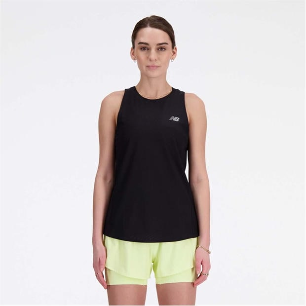 Black - New Balance - Jacquard Slim Tank Top