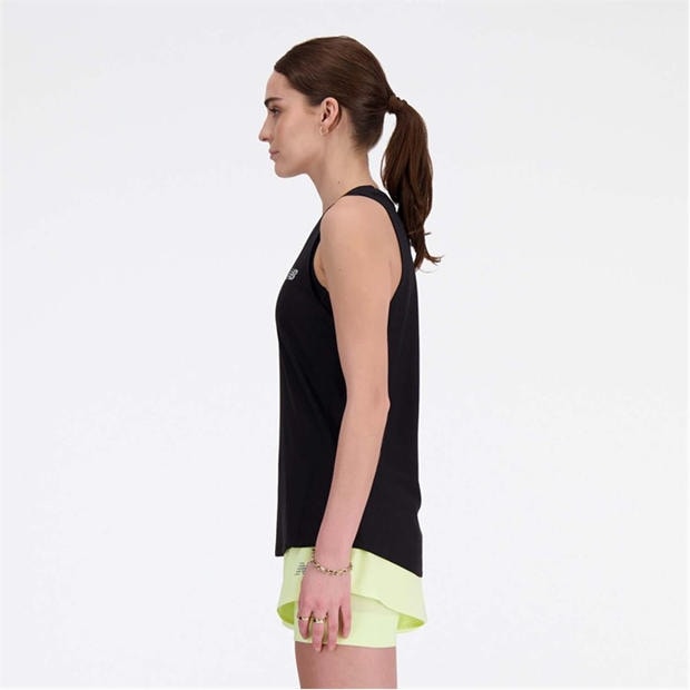 Black - New Balance - Jacquard Slim Tank Top