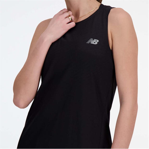 Black - New Balance - Jacquard Slim Tank Top