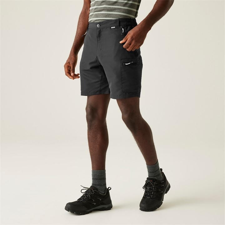 Regatta Men's Grey Leesville Iii Water-Repellent Shorts in Size 42, Sports Direct