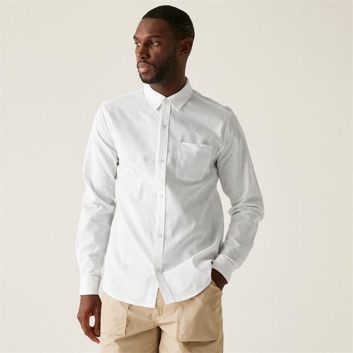 Regatta Men's White Loran Shirt Small
