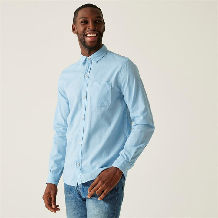 Regatta Men's Blue Loran Shirt Small