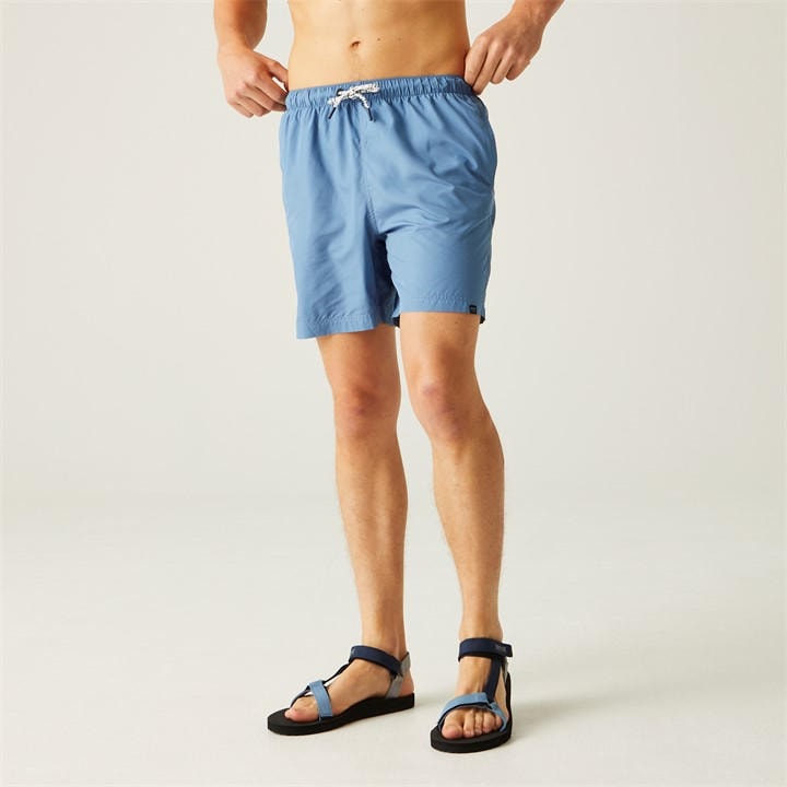 Regatta Men's Blue Mackleyna Quick-Drying Swim Shorts in Size 2XL, Sports Direct