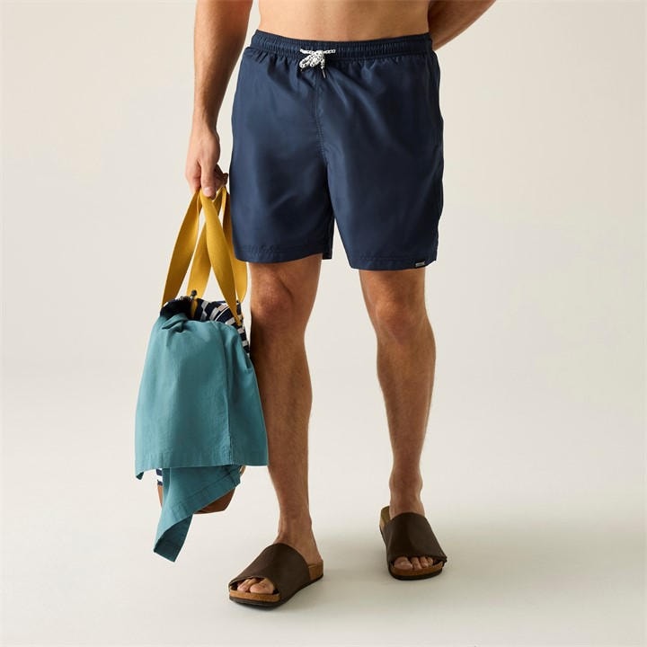 Regatta Men's Blue Mackleyna Quick-Drying Swim Shorts in Size 2XL, Sports Direct